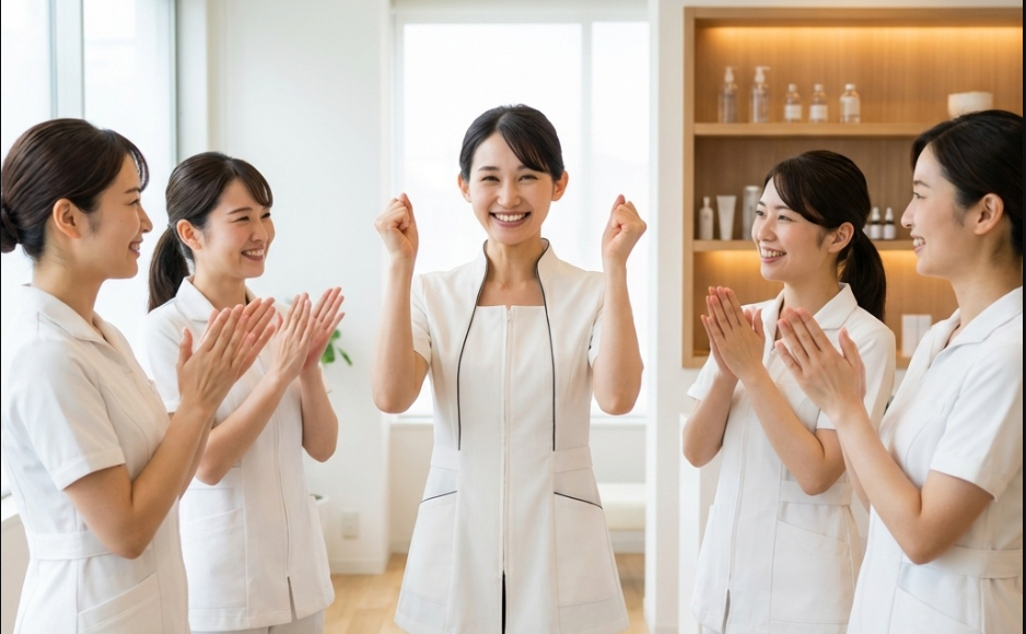 従業員・お客様満足 - エステサロンスタッフの喜び